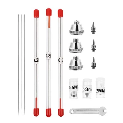 Needle Airbrushes Iwata Nozzle Accessories Replacement Set
