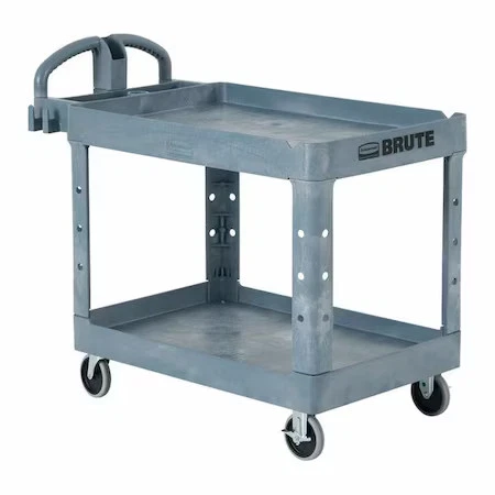 Carro utilitario Rubbermaid Commercial 2192464, capacidad de carga de 500 lb, 2 estantes, 44 Foto 1 de 1