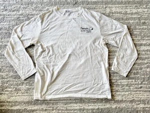 Peanuts Long Sleeve Shirt Sz L White Charlie Brown Woodstock Snoopy Y2K - Picture 1 of 5