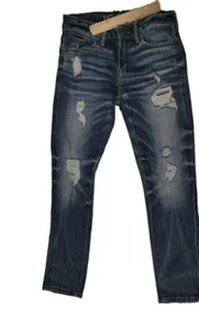 American Eagle Airflex Men's Skinny Ripped Jeans Size 28x28 - Picture 1 of 8
