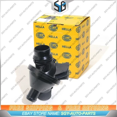 11537633477 For BMW X3 2013-2017 X4 2015-2018 X5 2016-18 OEM HELLA Thermostat - image 1 of 4