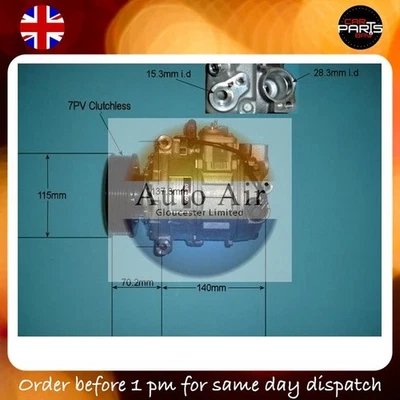 COMPRESSOR BENTLEY CONTINENTAL FLYING SPUR AIRCON PUMP - Image 1 of 4
