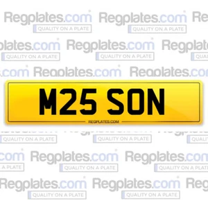 M25 SON - Numero Auto Amato Personalizzato Reg Targa Privata MASSONI MURATORI - Foto 1 di 1