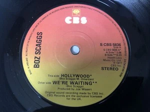 Boz Scaggs - Hollywood 7" Vinyl Single Record - Picture 1 of 6