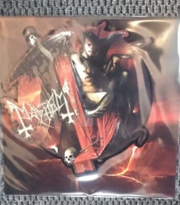 MAYHEM - BAD BLOOD SHAPED PICTURE DISC - Vinyl Hand numbered 633/999 - Picture 1 of 3