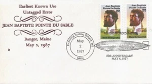 2249 & 2249a 22c JEAN BAPTISTE POINTE DU SABLE - EKU - Untagged Error - Bild 1 von 2