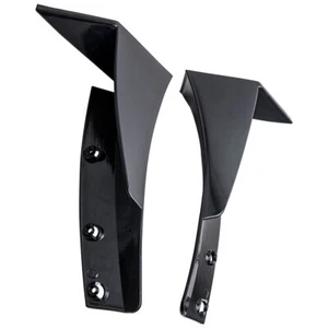 Black Front Splitter Extension Winglets For Corvette C7/Z06 Z07 Stage 3 2014-Up - Picture 1 of 10