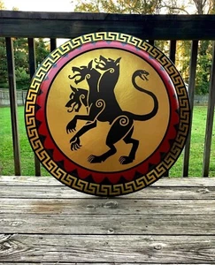 Cerberus Authentic Ancient Greek Hoplite Shield - Picture 1 of 3
