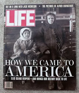 Life September 1990; Jack Nicholson; Ellis Island; Hurricane Hugo; Pinball - Picture 1 of 10