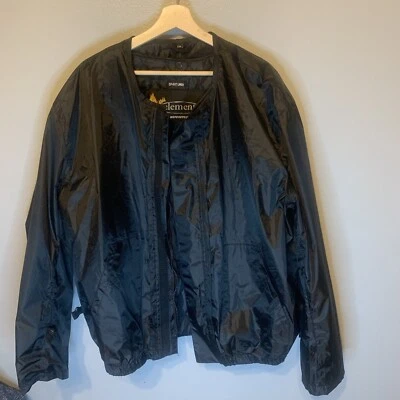 Xelement Jacket Men XXL Black Full Zip Nylon Zip-Out Liner Motorcycle Waterproof - Image 1 of 4