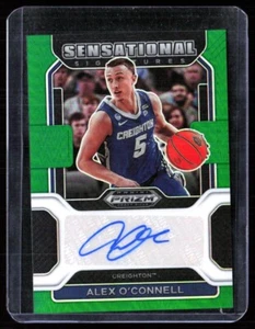 2022 Panini Prizm Draft Alex O'Connell Sensational Signatures Green #SS-AOC - Picture 1 of 2