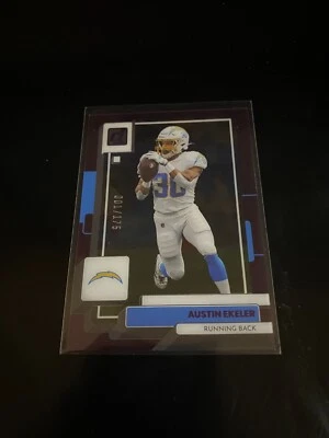 Austin Ekeler 2022 Clearly Donruss Purple /175 Chargers 26 - Image 1 of 2
