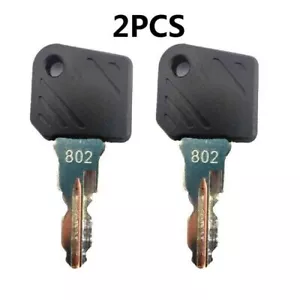 2x Zündschlüssel 802 für Komatsu Linde Gabelstapler E16 L12 Schlüssel AE - Bild 1 von 2