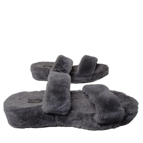 SANDALI CIABATTE CIABATTE donna taglia 9 KOOLABURRA UGG FURR AH FURR SLIDES lana agnello