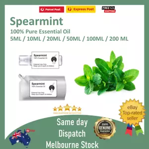 100% Pure Essential Oil Spearmint 5 ml 10 ml 50 ml 100 ml 200ml - Picture 1 of 6