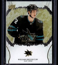 2021-22 Upper Deck Ice Exquisite Collection Rookies GOLD William Eklund Rookie