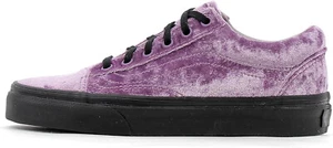 Vans Old Skool Velvet Skate Shoes Size UK 4 eu 36.5 "Sea Fog (Purple) / Black" - Picture 1 of 11
