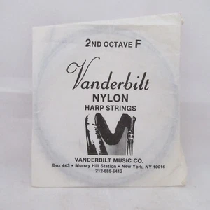 2nd Octave F Pedal Harp Single Length String Nylon Vanderbilt Music Co. - Picture 1 of 2