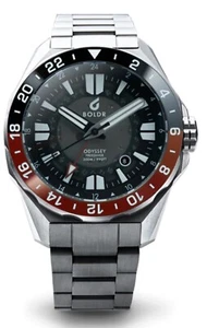 NUEVO RELOJ BOLDR Odyssey 44 FREEDIVER GMT CK1886 Negro Rojo -DISTRIBUIDOR Y GARANTÍA - Imagen 1 de 7