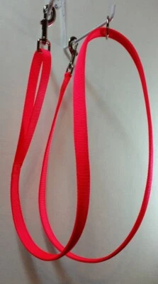 CARTER PET SUPPLY 10 Ft. Hunting Dog Leash 2 Snaps O Ring Heavy Duty Alabama Handmade