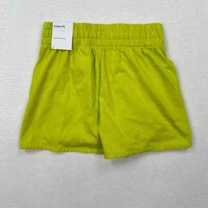 Nike Dri-Fit Girls Shorts Youth High Rise Knit Green - Picture 1 of 2