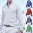 Sweater Men's Sweater Casual Knit Top Long Sleeve Regular V Neck Daily