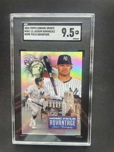 2024 Topps Chrome Update Jasson Dominguez Home Field Advantage #HFAC-12 SGC 9.5 - Picture 1 of 2
