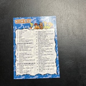 Jb14 Scooby Doo Mysteries And Monsters 2003 Inkworks #72 Checklist