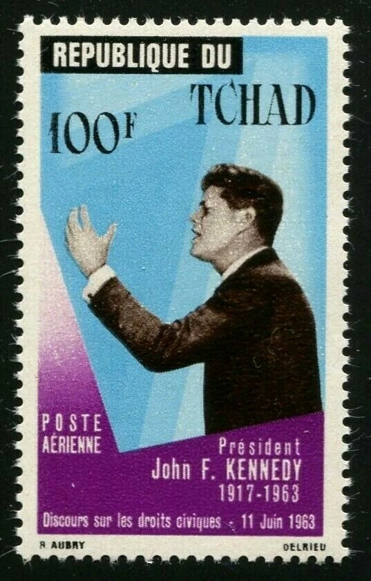 CHAD SCOTT# C20 MNH PRESIDENTE DE ESTADOS UNIDOS JOHN F. KENNEDY Foto 1 de 1