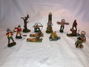 Restposten 13 x Elastolin Cowboys & Indianer. - Bild 1 von 11
