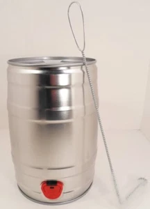 Mini Keg with Cleaning Brush, 5 L - Picture 1 of 1