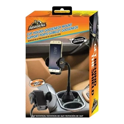 Armor All AMH3-1003-BLK Cuello de Ganso Portavasos Montaje para Teléfono Nuevo Foto 1 de 4