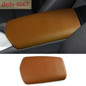 Cuero PU marrón consola central reposabrazos caja cubierta panel para BMW Z4 E89 2009-2015 - Imagen 1 de 10
