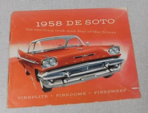 1958 De Soto Fireflite Firedome Firesweep advertising brochure - Picture 1 of 3