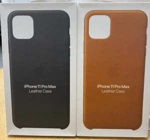 Original Apple Leather Case for iPhone 11 Pro Max 6.5" New - Picture 1 of 3