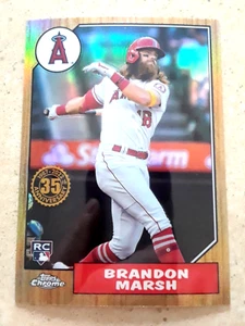 Brandon Marsh 2022 Topps Chrome 1987 35th Anniversary Rookie #87BC-18 L.A Angels - Photo 1 sur 2