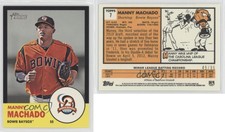 2012 Topps Heritage Minor League Edition Black Border /96 Manny Machado #7