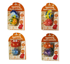 Baby Kleinkind Bath Time Fun Spielzeug Weich Kunststoff schwimmende RNT Tiere Badespielzeug