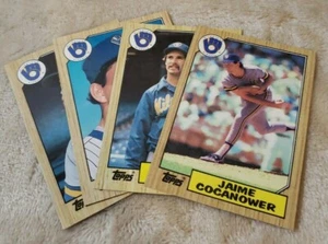 Cards - Lot of 1980s Baseball Cards - Brewers / Cubs - 189 Cards - Picture 1 of 4