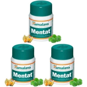 3 X Himalaya MENTAT 60 Tablets Enhances Memory and Learning Capacity FREE SHIP - Picture 1 of 3