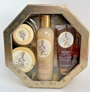 NEW The Body Shop Vanilla Bliss Gift Set Shower Gel Soap Body Butter Polish - Picture 1 of 7