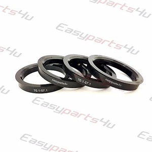 4x Plastique Bagues De Centrage 70,1 - 57,1 mm pour roues en alliage - Imagen 1 de 3