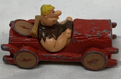 1982 Corgi Vintage The Flintstones Barney's Buggy Red Diecast Car Toy - Image 1 of 4