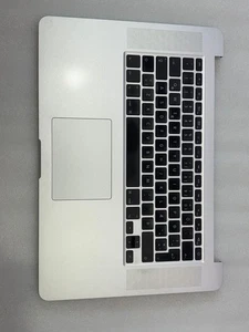 Top Case Apple MacBook Pro 15" Retina A1398 clavier QWERTY (ISLANDE) - Imagen 1 de 2
