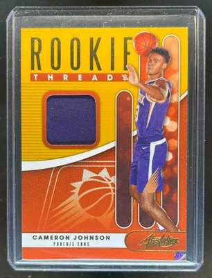 2019-20 Absolute Cameron Johnson Rookie Threads Level 1 Jersey RC #RT-CJN - Image 1 of 2