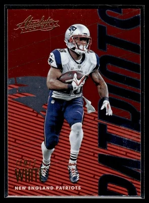 2018 Panini Absolute James White New England Patriots #67 - Image 1 of 2