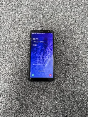 Samsung Galaxy J6 2018 32GB Unlocked Black Android Smartphone-See Description - Image 1 of 4