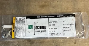 Positrol Fusible Izquierdo 40 Amp Estándar 64040R1 Universal LGTH 23 Cantidad 1 - Imagen 1 de 3