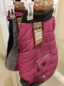 Lotto di 2 Arcadia Trail Ultra Riflettente Sherpa Foderato Giacca per Cani Cappotto Medium - Foto 1 di 5