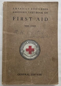 American Red Cross FIRST AID Third Edition (1925, 229 pages, Trade paperback) - Picture 1 of 9